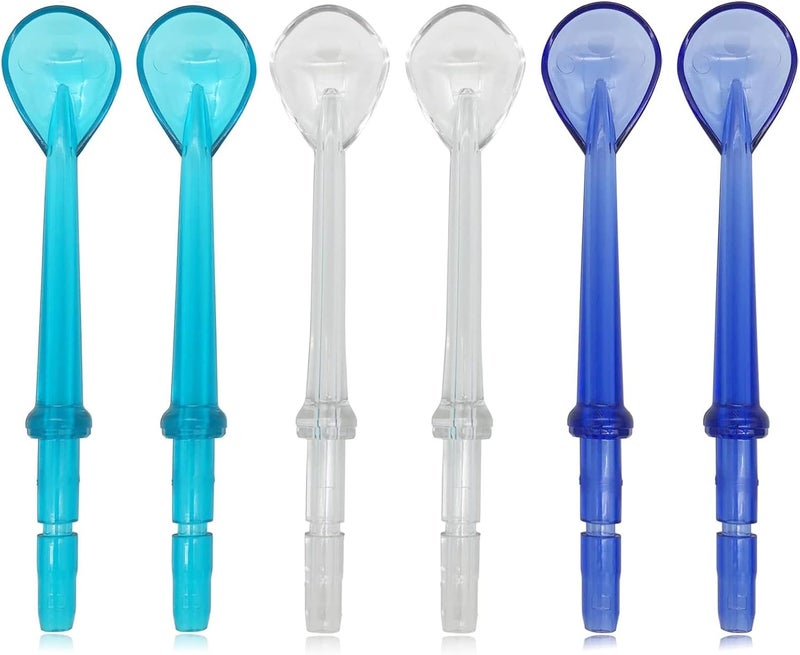 RAXSEG Tongue Scraper Attachment Replacement for Waterpik Water Flosser, Replacement Tips for Waterpik Water Flosser 6 PCS - Image 1
